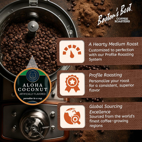 El Mejor Café De Boston: Café Con Sabor A Coco Aloha, Delici