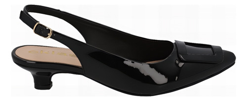 Zapatos Mules Formal Pv36081 Piel Sintetico Correa