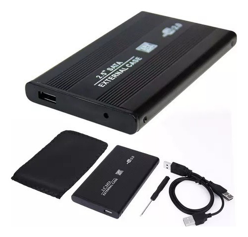 Case Externo 2.5 Hdd Para Disco Duro Sata Laptop Usb 2.0