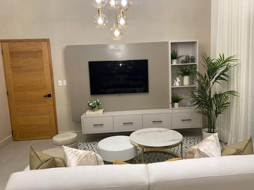 Apartamento En Alquiler Completamente Amueblado En Ciudad Las Canas, Cap Cana, Punta Cana, 2 Habitaciones