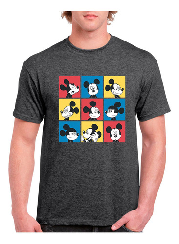 Playera Mickey Mouse Cartoon Emotions