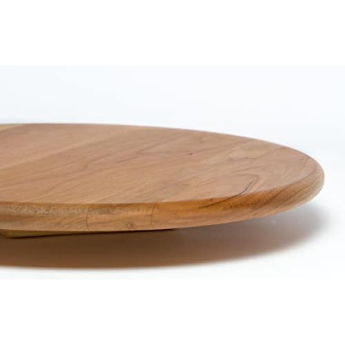 Plato Giratorio De Madera Glow Lazy - Bandeja  E De Mad...