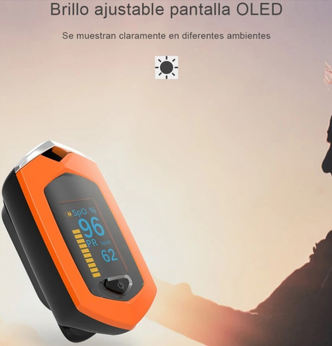 Imagen 3 de 10 de Saturometro Oximetro Recargable Colores Usb Con Estuche Stgo