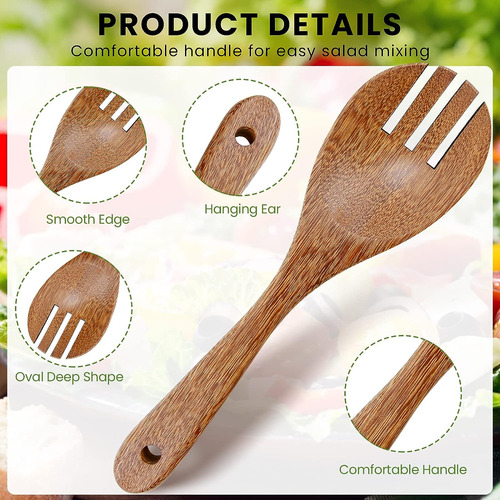 Utensilios Para Servir Ensaladas Para Cocina, Tenedores De E