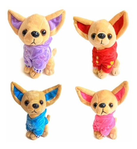 Perros Chihuahua 7 Pzas Lote Mayoreo Peluches Recuerdos 