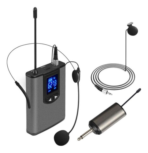 Microfone De Cabeça/microfone De Lapela Sem Fio