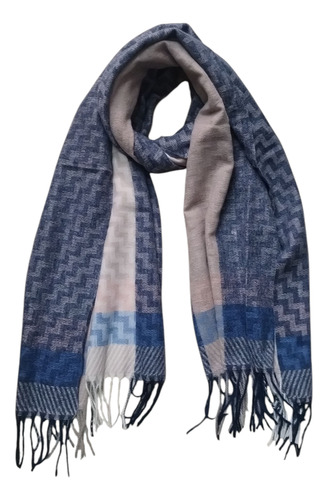 Bufanda Pashmina Chalina Ruana Unisex 4 Cuadrillé Unico