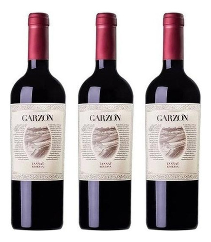 Vinho Uruguaio Garzon Reserva Tannat 750ml Kit Com 03 Un