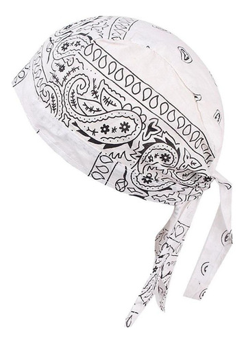Aa 2 Bandanas Skull Durag Para Queda De Cabelo, Lenço Mus