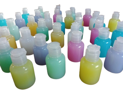 Alc. En Gel Envase Pet Cristal 60 Cc Para Souvenirs X10
