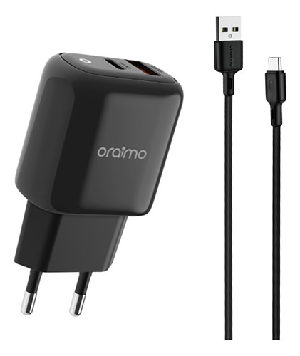 Cargador De Pared + Cable Usb - Micro Usb Oraimo Eu 2a 18w -