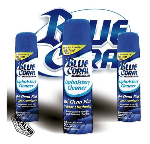 Imagen 1 de 5 de Blue Coral | Upholstery Cleaner | Espuma Limpiadora Tapizado