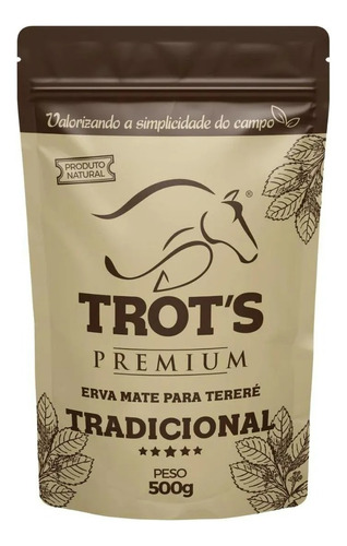 Erva Mate Tereré Premium Trot's 500g Sabor Tradicional