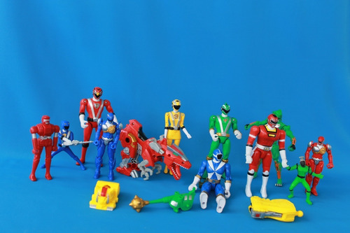 Lote Figuras Power Rangers 12 Figuras Y Accesorios (Usado)