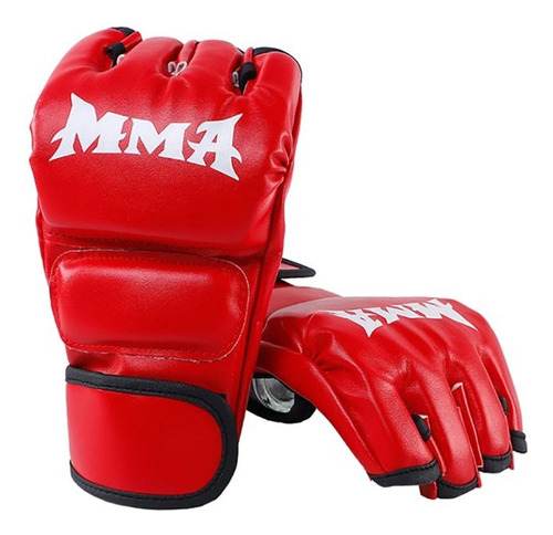 Guantes De Boxeo Medio Dedo Mma -  Entrenamiento Kick Boxing