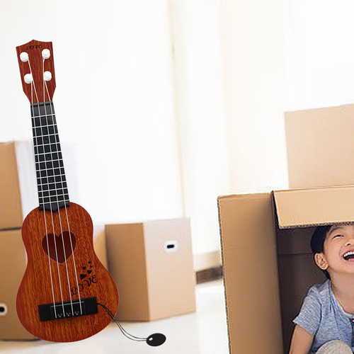 Juguete De Guitarra Ukelele Para Niños, Instrumento Musical