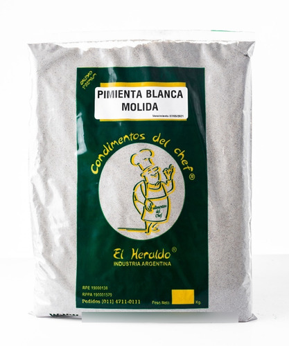 Pimienta Blanca Molida X 1 Kg