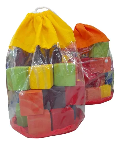 comprar Bloques Didácticos 24 Cubos Colores Madera