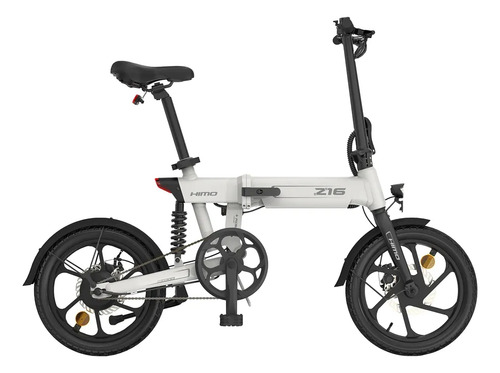 Bicicleta Eléctrica Plegable Xiaomi Himo Z16 Con Ruedas De 1 Blanco