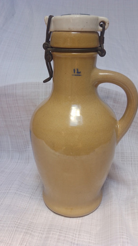 Antiguo Botellon Ceramica Cerveza Quilmes Ingles Sano 1900 S (Usado)