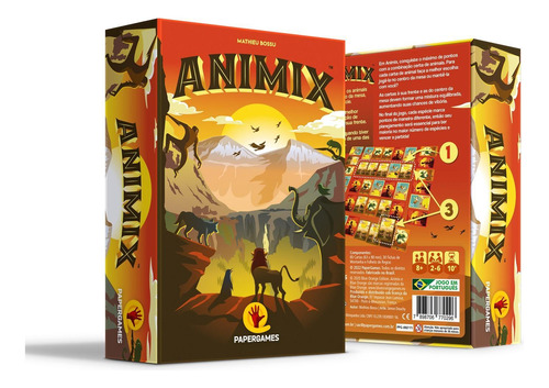 Animix Jogo De Cartas Papergames Boardgame