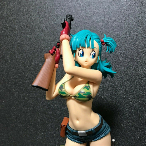 Figura Dragon Ball Z Bulma Acción Camuflaje 26 Cm | Envío gratis Figura Dragon Ball Z Bulma Acción Camuflaje 26 Cm | Envío gratis