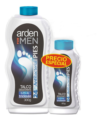 Promoción Arden For Men Talco Para Pies Antibacterial 300gr 
