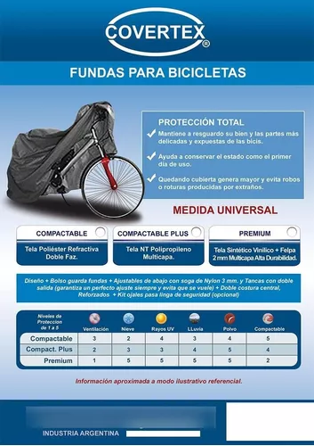 Covertex  Fundas Para Bicicletas