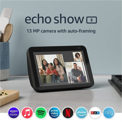 Amazon Echo Show 8 - 2nd Gen Con Asistente Virtual Alexa