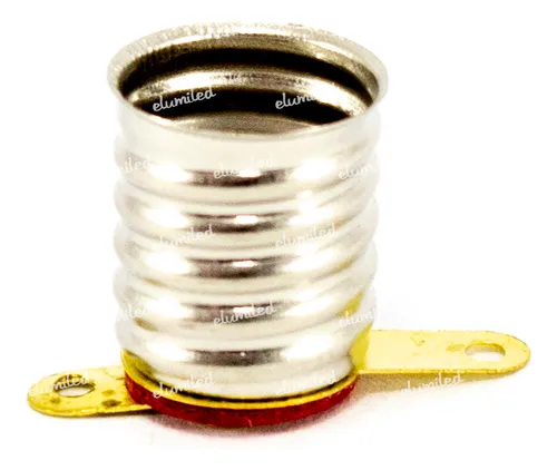 4 Portafocos Porta Lampara Linterna A Rosca 2 Tornillos