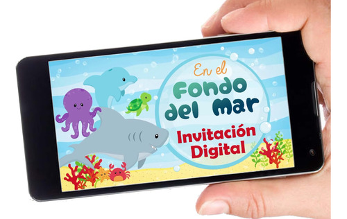 Bajo El Mar Invitación Animada