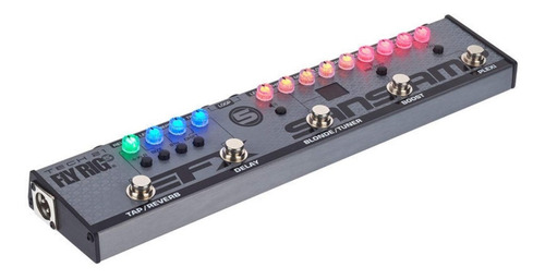 Pedalera Multi Efecto Sansamp Fly Rig 5 V2 Reverb, Delay, P