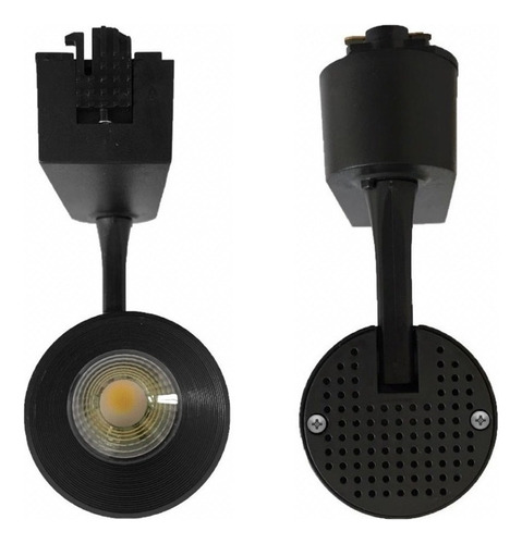 Spot Led Branco/preto 7w 3000k/6500k Para Trilho