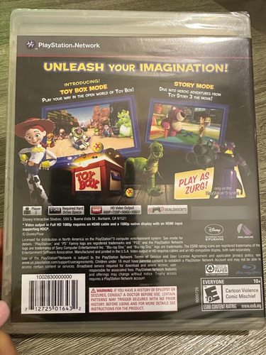 Juego Toy Story 3 Para Ps3 Físico (sellado) (Usado)
