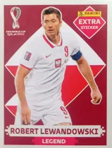 Comprar Figurita Robert Lewandowski Qatar 22 Extra Sticker Base