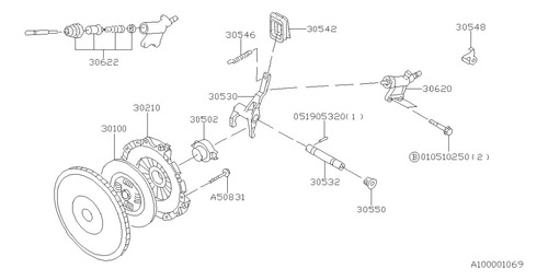 Kit Embreagem Forester 2.0/2.5 16v Turbo 1998 Ate 2008 Man