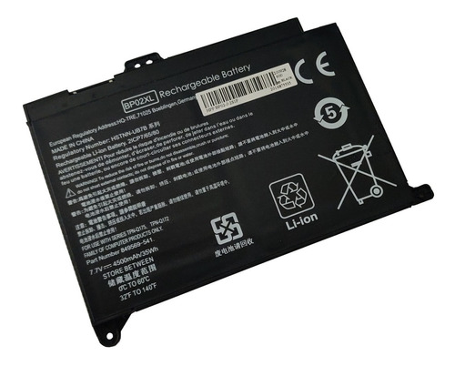 Battery P/ Hp Pavilion 15-au003nj Pavilion 15-au003nt Bp02xl