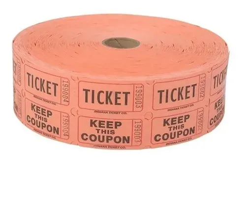 Tickets En Rollo 1 Rollo De 2000 Tickets Dobles, Boletos Entradas Fiesta Rifa | Meses ...