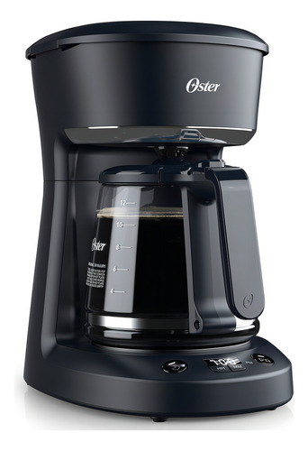 Oster® Cafetera Programable 12 Tazas Negra Bvstdcp12b