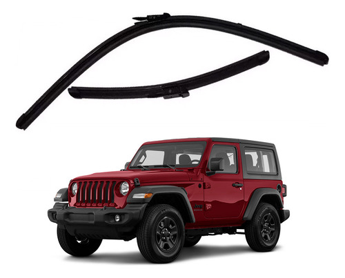 Kit Palhetas Limpador Parabrisa Jeep Wrangler 2001 A Atual