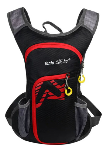 Mochila Hidratación Outdoor Trekking Running + Bolsa De Agua