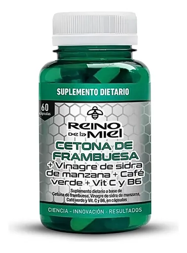 Cetona De Frambuesa Reino - Quemador De Grasas X 60 Cáps.