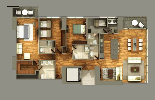 Imagen 1 de 8 de Departamento En Venta Santa Fe