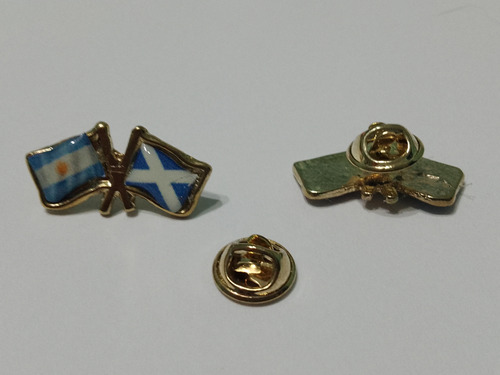 Pins Bandera Argentina Con Escocia De 2 Cms