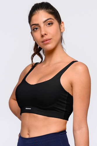Top Authen Valorize C/ Bojo Para Seios Pequenos Preto