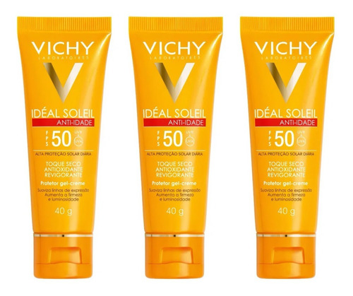 Imagem 1 de 2 de Idéal Soleil Anti-idade Fps 50 - Vichy -p