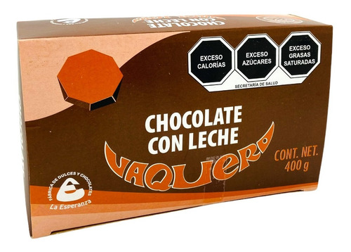 Vaquero Vaquita Chocolate Con Leche 400 Gr