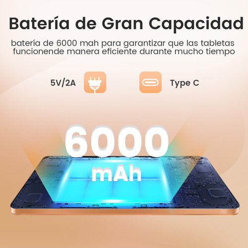 Tablet Android 13 10.1 Inch 6+128gb 8 Núcleos Wifi+bluetooth