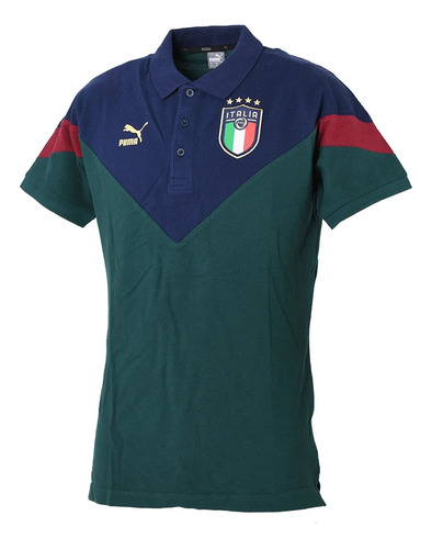 Playera Polo Puma De La Selección De Italia Iconic