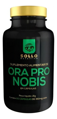 Ora-Pro-Nóbis 60 cápsulas - Vitaminas B1 B2 B3 100% puras